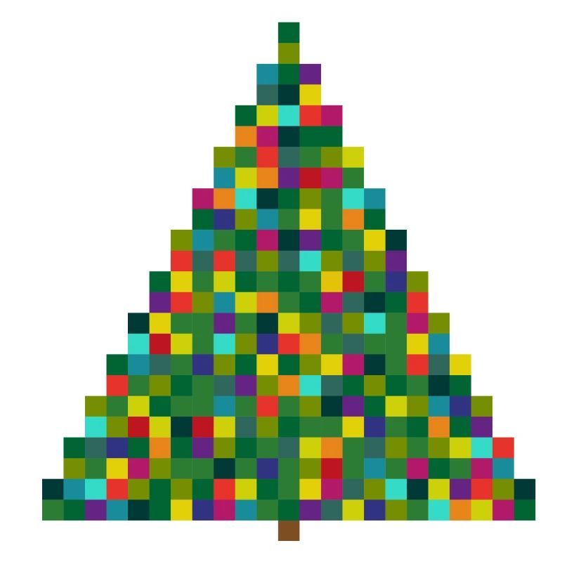 X MAS TREE - Pixel