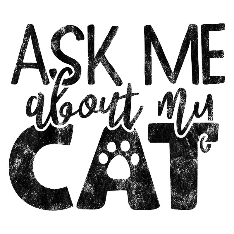 Posez-moi des questions sur mon chat - Drôles de dictons de chat