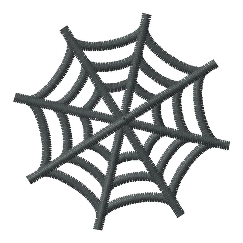 Toile d’araignée brodée