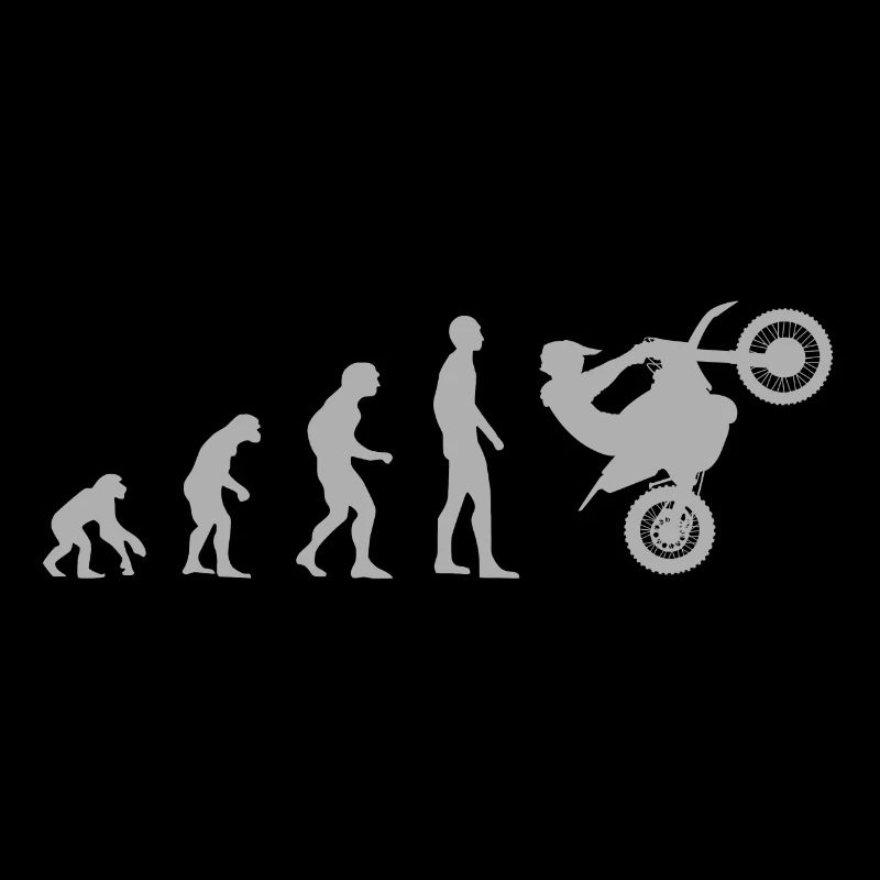 Dirtbike Evolution Clean Gray