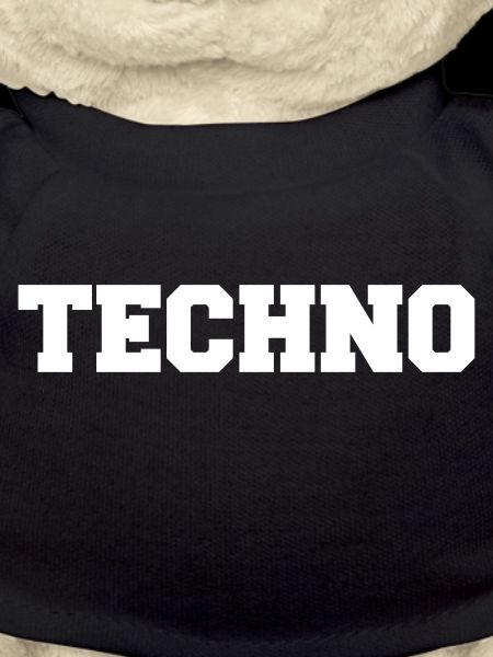 Techno Schriftzug