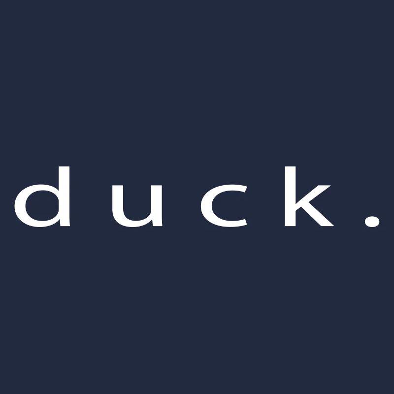Lettering Duck Duck Gift Idea