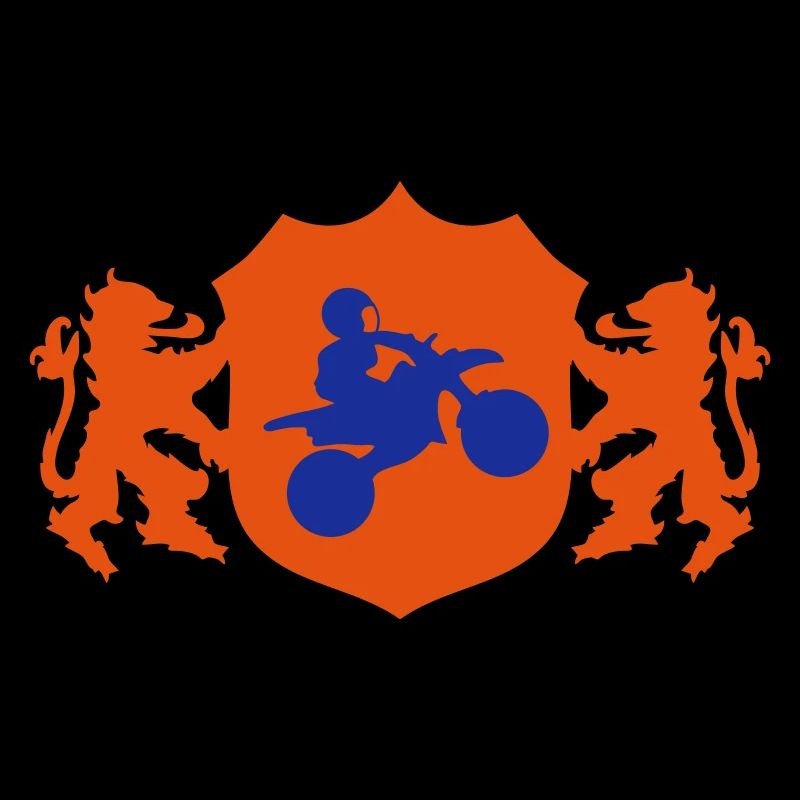 Motocross Racer Crest 002