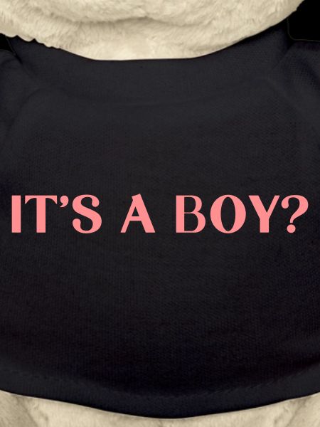 It's a boy?