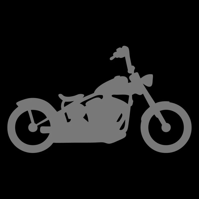 old motorcycle big handlebars