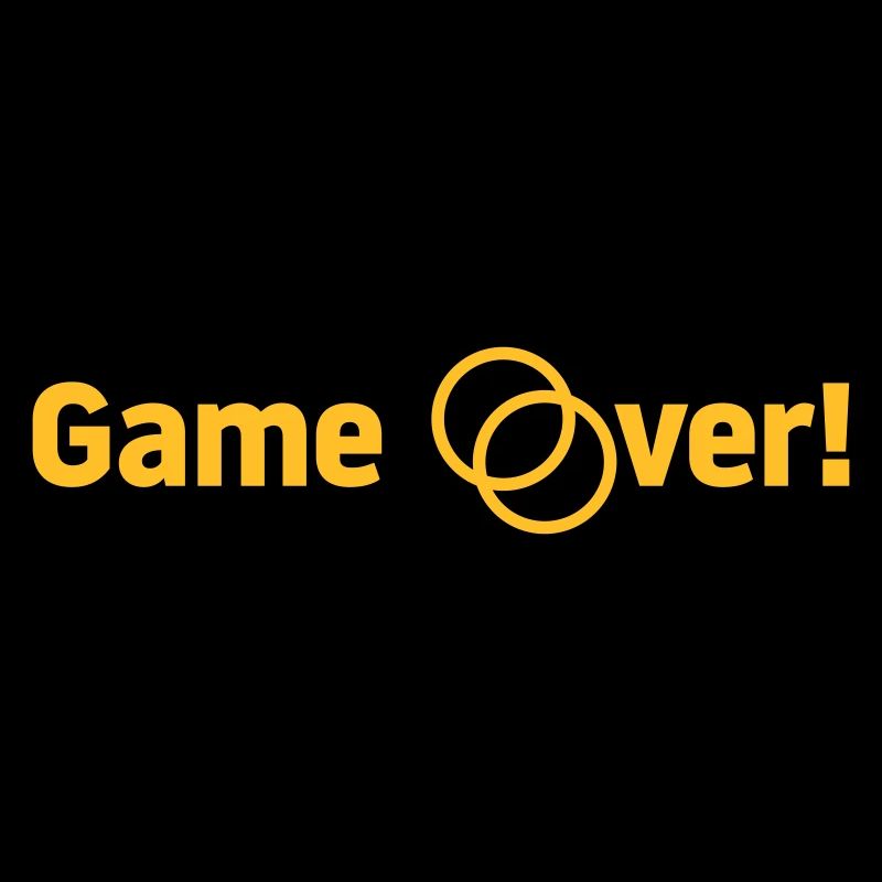 Game over Hochzeit Ehepaar Braut Bräutigam Ringe