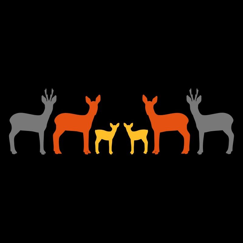 Cerf serrer les coudes vekt