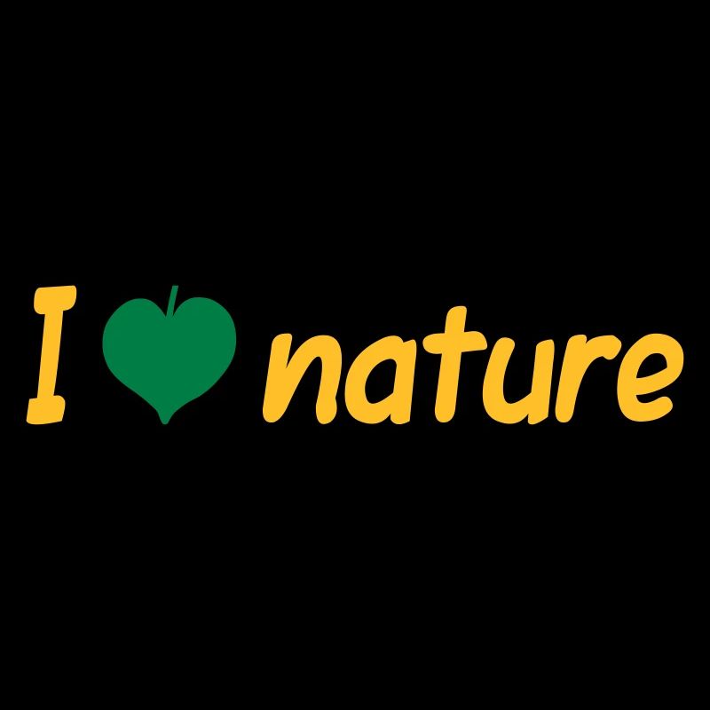 ★ Les couleurs de conception peuvent être modifiées ★ J'aime la nature (feuille)