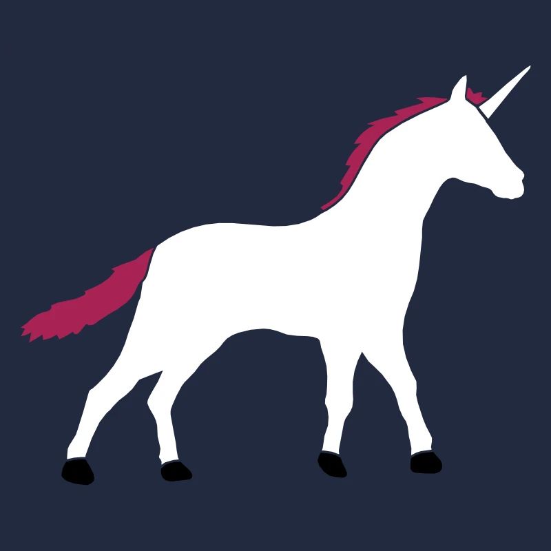 Einhorn Silhouette Umriss Schatten