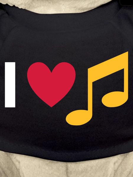 Ich liebe Musik (Herz, Note)