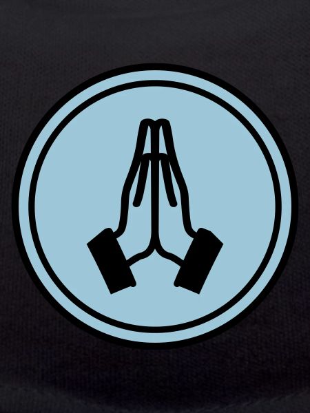 Praying hands circle