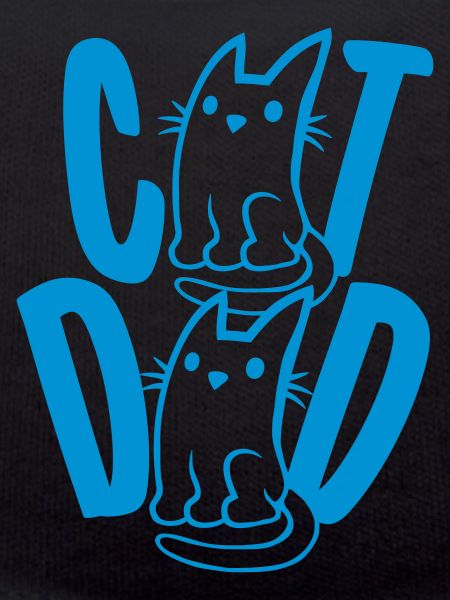 Cat Dad Design Text