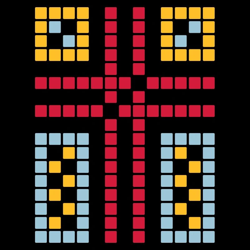 Kreuz Muster Grafik - Vektor