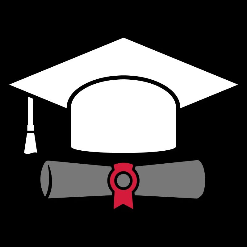 Doctor's hat with certificate - gift for graduation