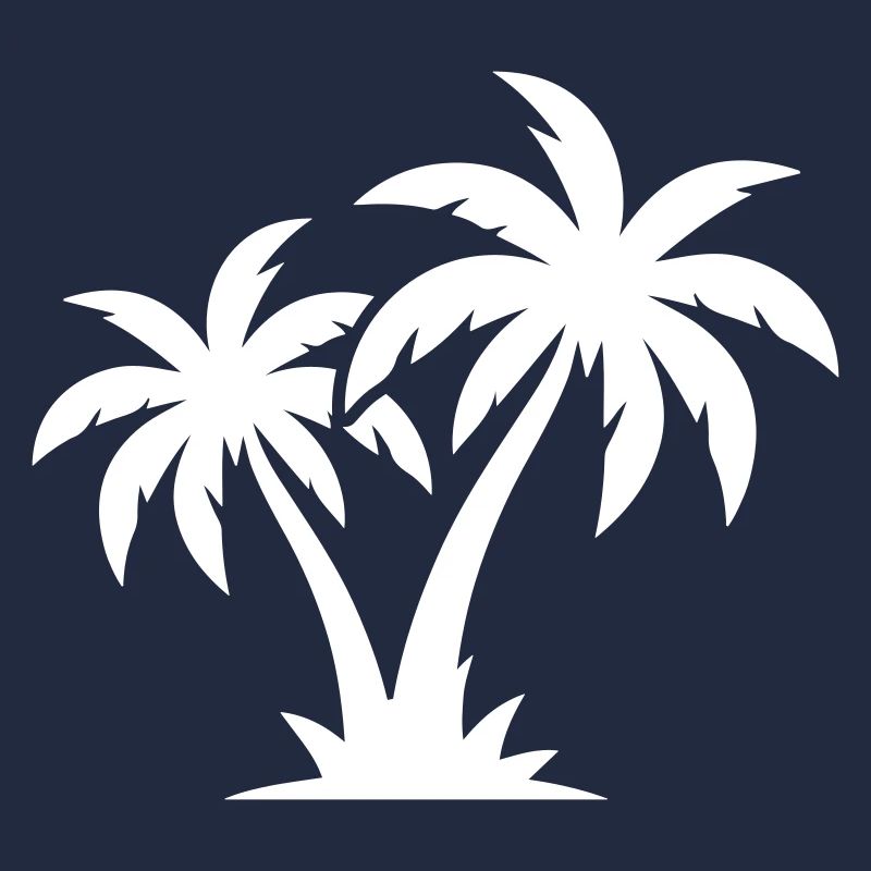 Palmen Strand Symbol