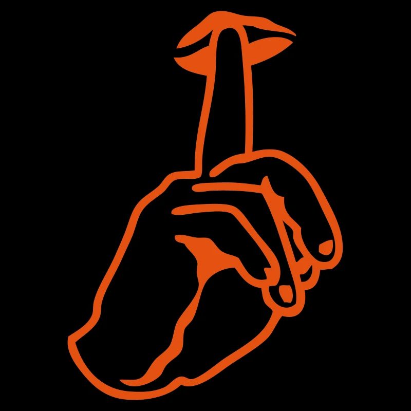 chut bruit taisez vous doigt bouche