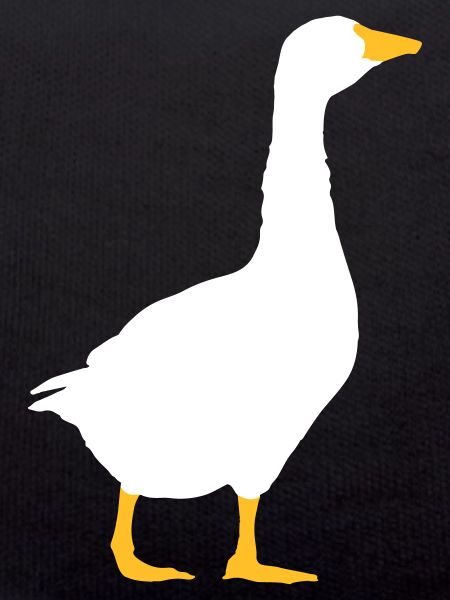 Design goose silhouette