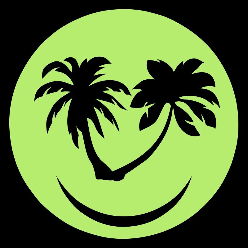 palmier smiley sourire