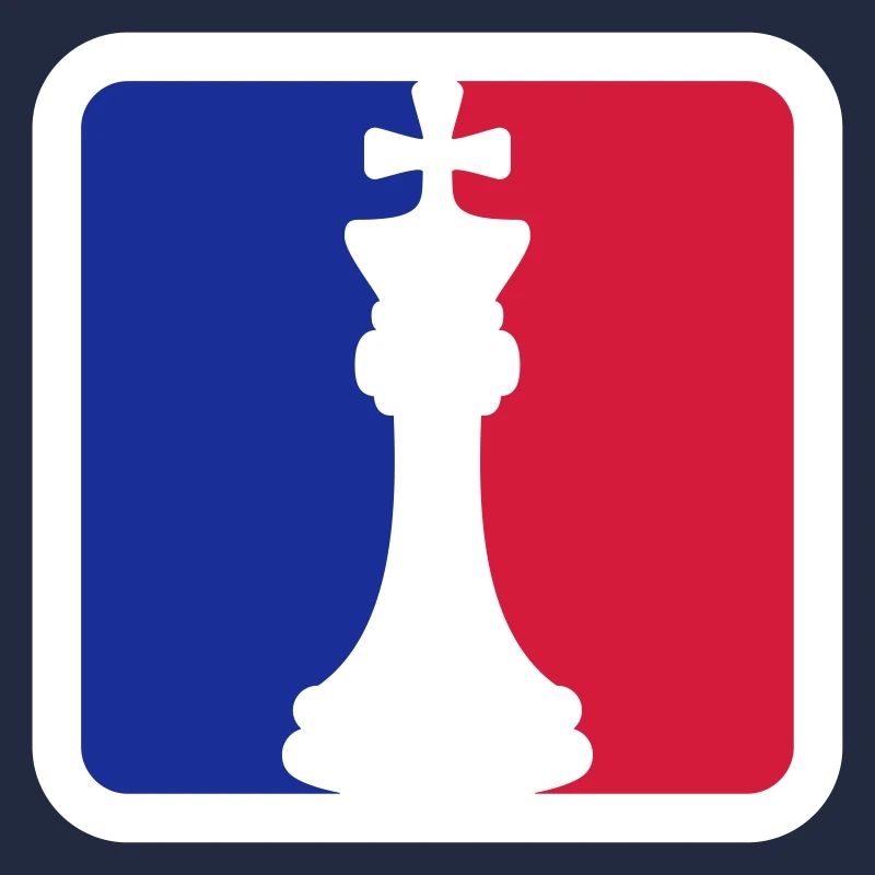 Schach Rot Blau