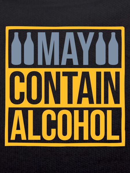 Schild May Contain Alcohol