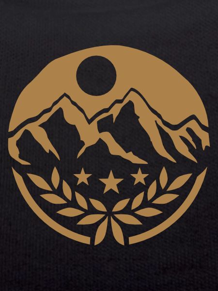 Mountains Round Stamp Mountains
