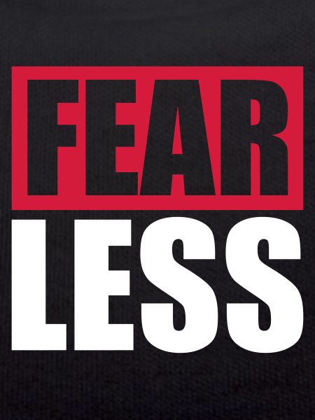 fearless Text Zitat Design