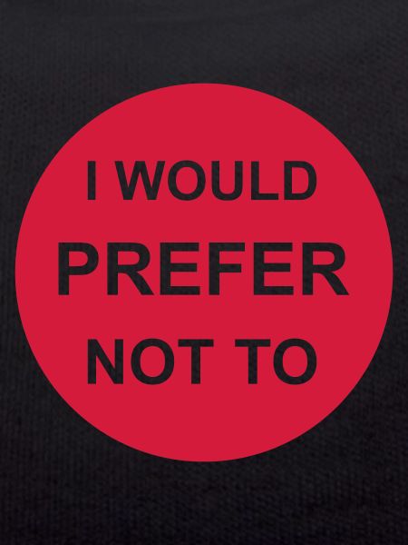 I prefer not to