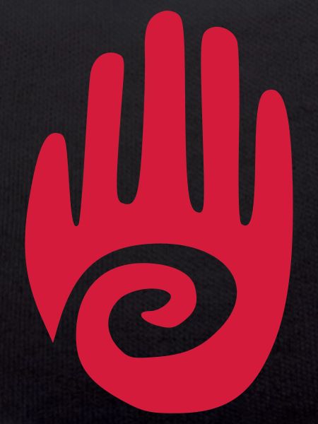 petroglyphe hand vektor