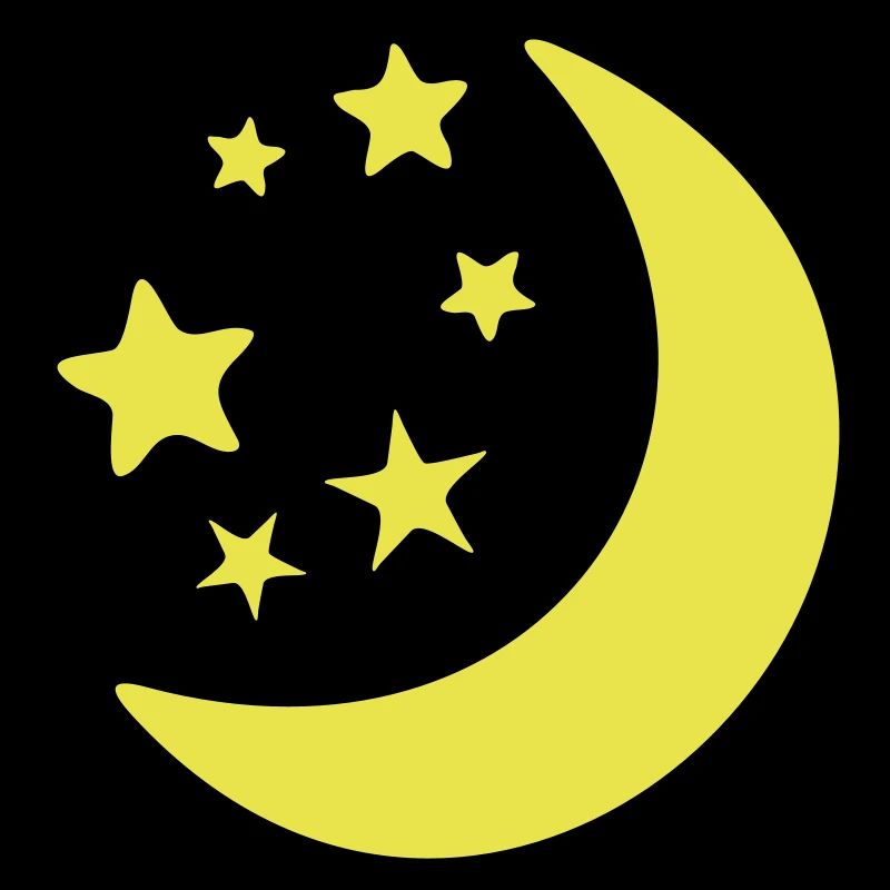 Mond Sterne Sternenhimmel Sternchen stern