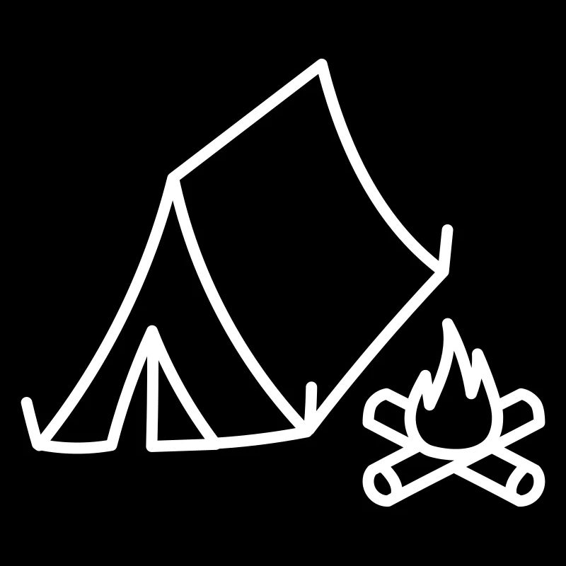 Tente de camping Feu de camp