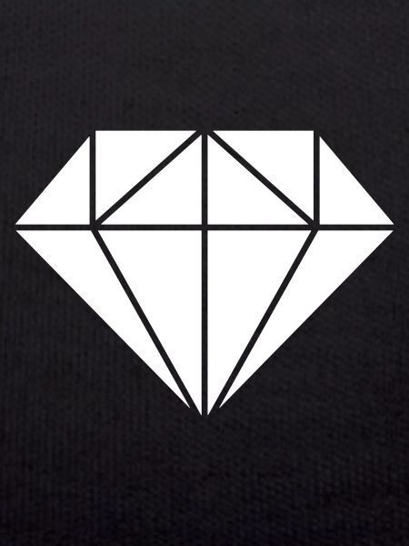 Diamond in white
