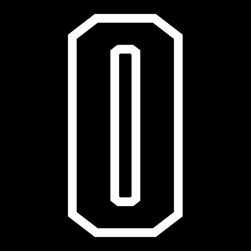 0 - Numéro 0 - Numéro de maillot bicolore changement de couleur
