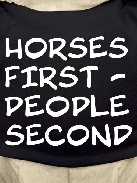 Les chevaux d’abord