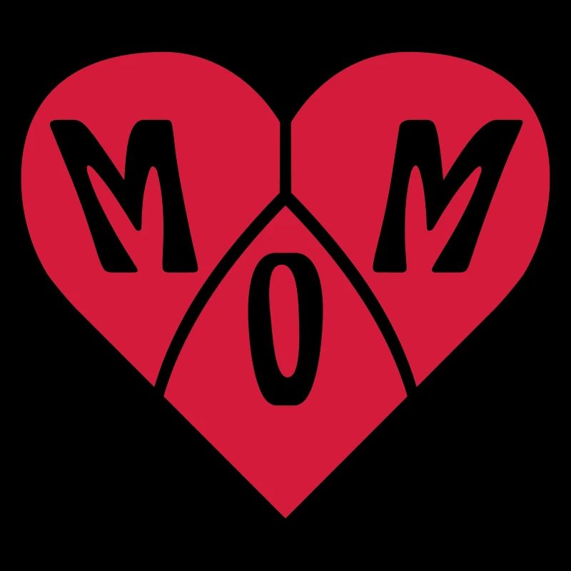 Herz Text Mom