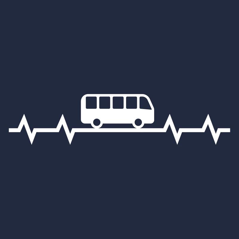 Herzschlag Bus Busfahrer Reisebus Geschenkidee