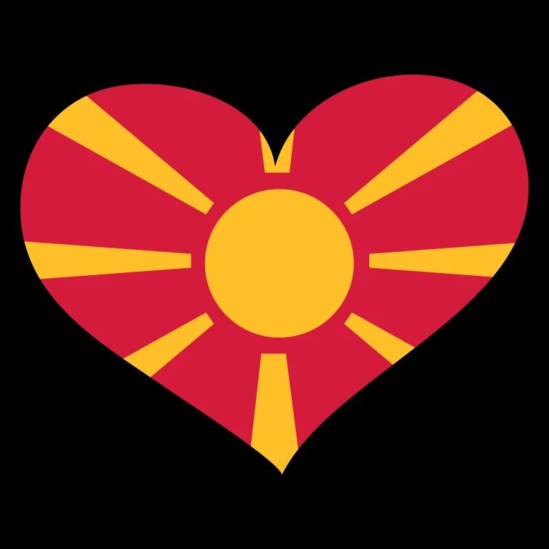 Mazedonien Herz; Heart Macedonia