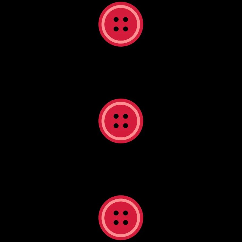 Rangée de boutons composée de trois boutons