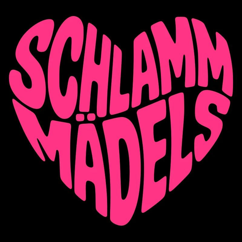 Schlamm Mädels in Herz Form (Farbe änderbar)