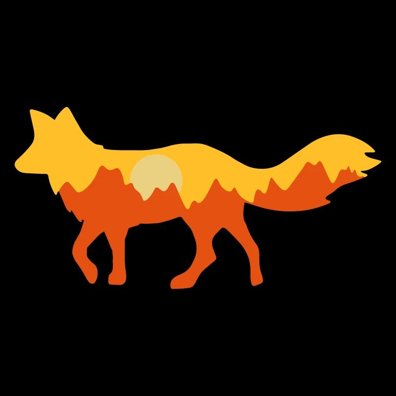 Wildlife / desert fox / fox / mountains