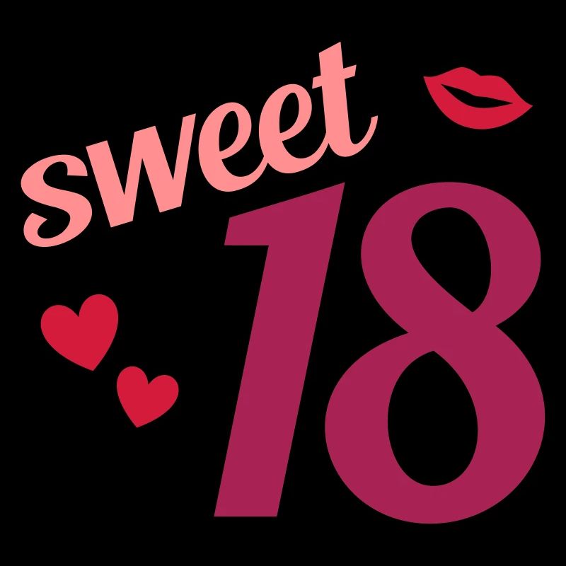 Sweet 18 (coeurs, lèvres)