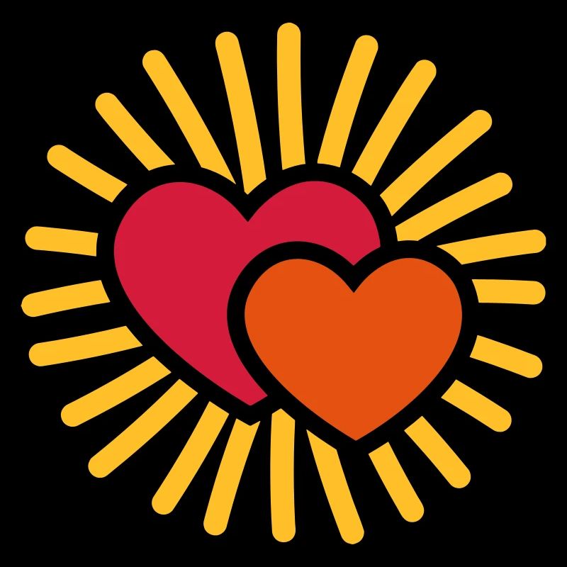 Sonne Herzen sun hearts - coeur soleil - Geschenk