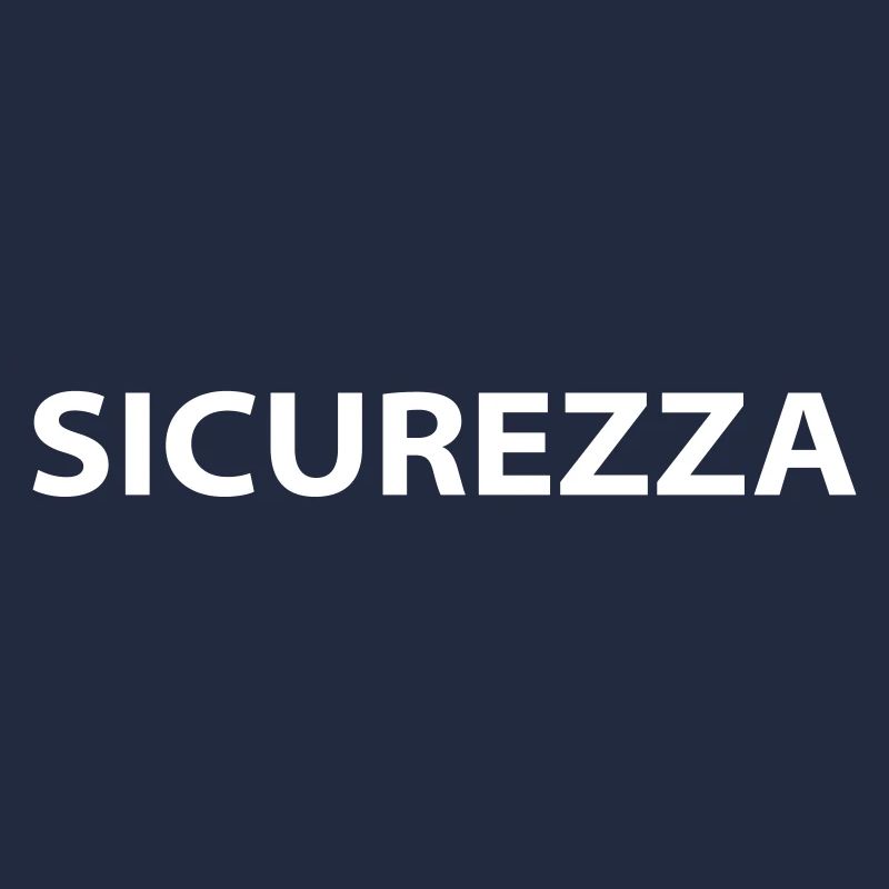 SICUREZZA "Sécurité" en italien