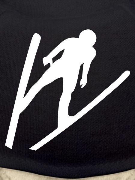 Ski jumping - white