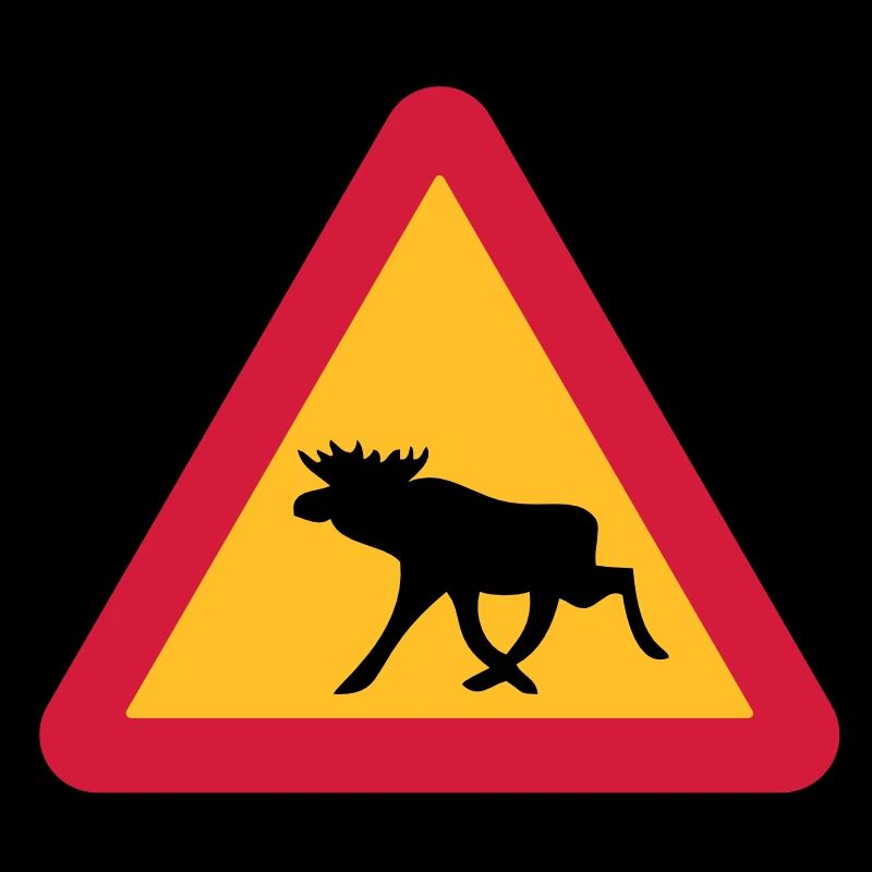 Caution Moose!