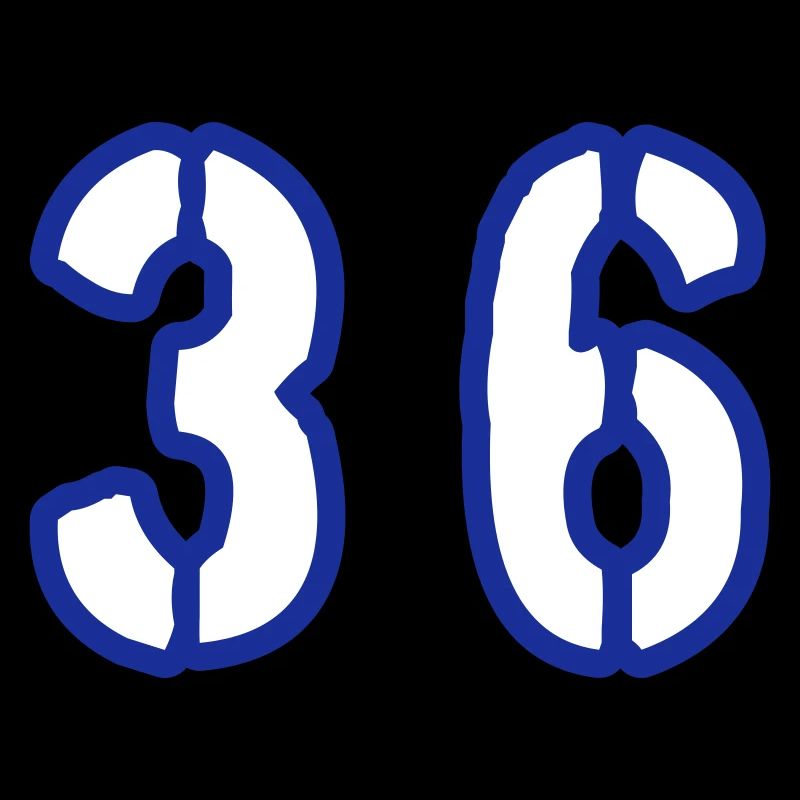 36 Symbole numérique