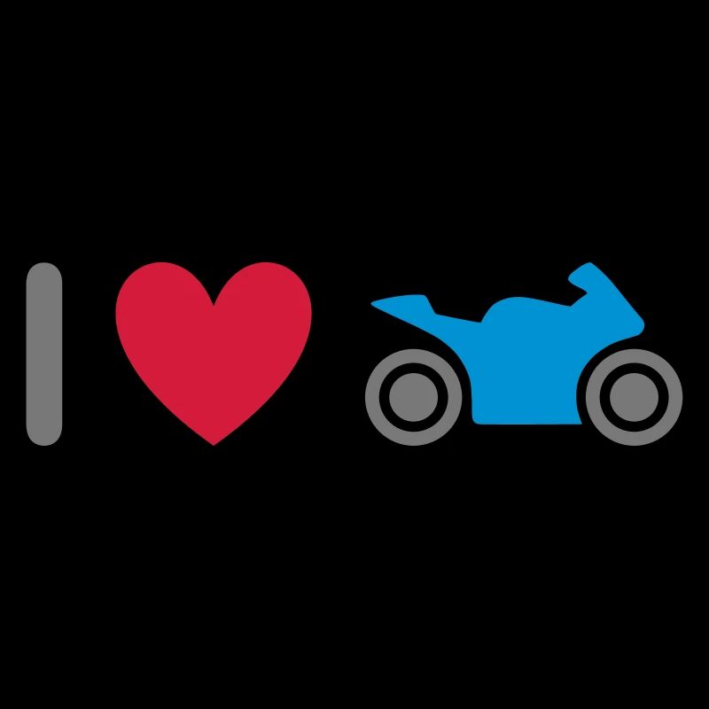 ★ Design colors can be changed ★ I love motorcycles