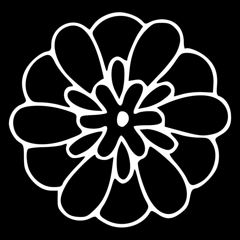 Flower drawing nature sketch white