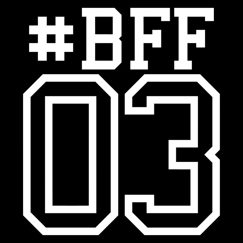 Nummer 03 3 BFF Beste Freunde Freundin
