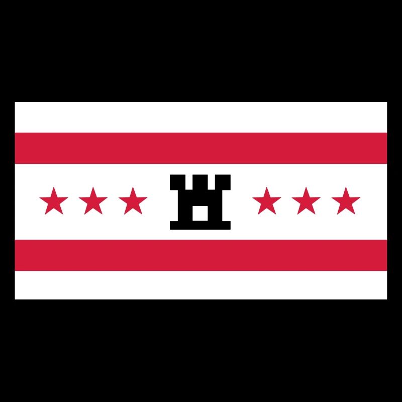 Die Flagge von Drenthe
