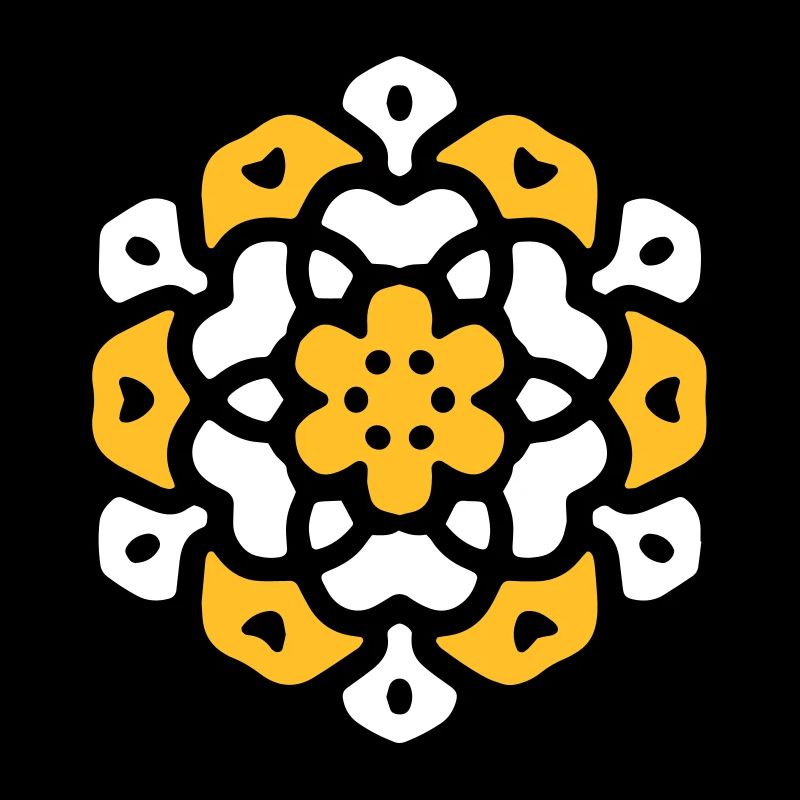 Blüte Blume Mandala